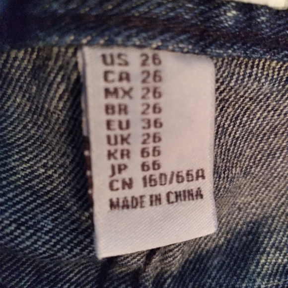 ❤️SALE ITEM Forever21 Acid washed booty demin shorts - Picture 4 of 6